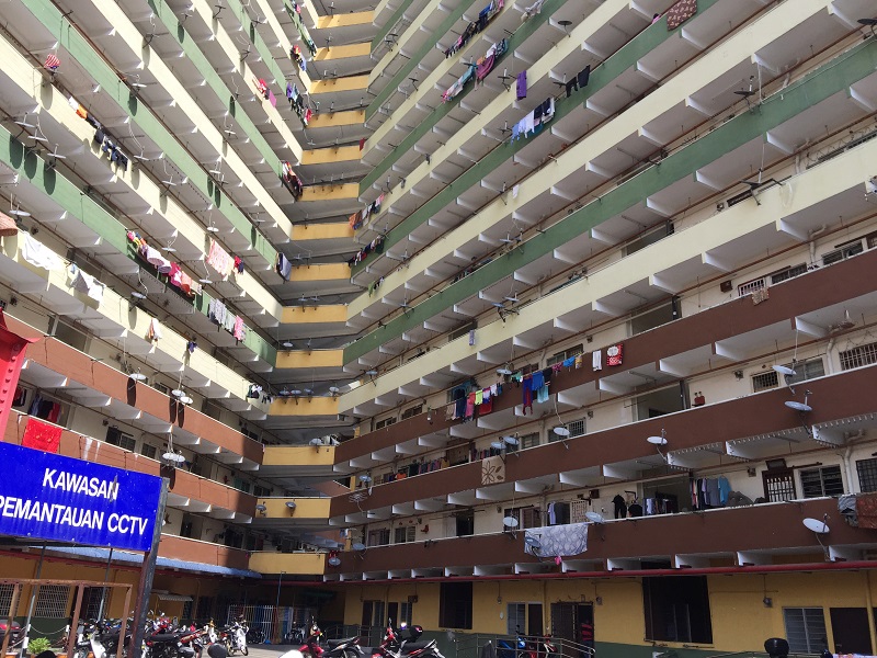 CCTVs were installed at the Jalan Sungai PPR flats in 2010. u00e2u20acu201d Picture by KE Ooi