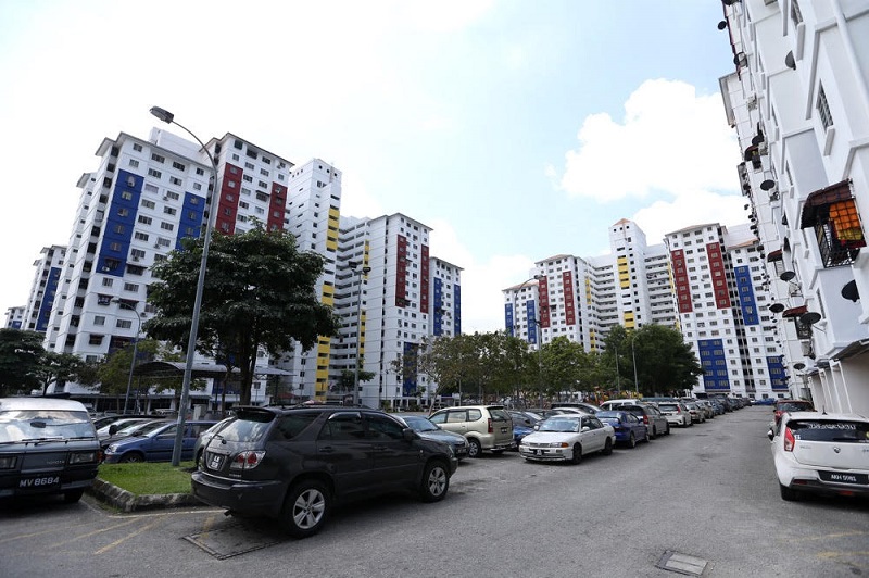 A general view of PPR Kerinchi in Kuala Lumpur.u00e2u20acu201dPicture by Zuraneeza Zulkifli
