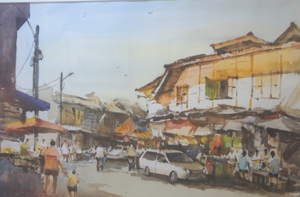 u00e2u20acu02dcOn the Street of Kuala Sepetangu00e2u20acu2122 by Koay Sheng Tat. u00c2u00acu00e2u20acu201d Picture by Paul Toh 