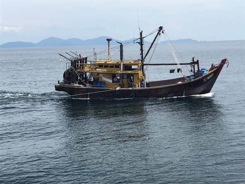 The fishing boats were impounded after it was determined they were operating outside of the areas stipulated in their licence.  u00e2u20acu201d Picture courtesy of MMEA