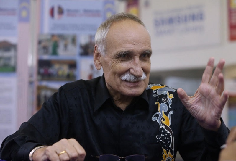 Author Victor A. Pogadaev speaks to Malay Mail during the launch of his book titled u00e2u20acu02dcSejarah Tamadun dan Budaya Rusiau00e2u20acu2122 at the National Library in Kuala Lumpur January 30, 2018. u00e2u20acu201d Picture by Zuraneeza Zulkifli