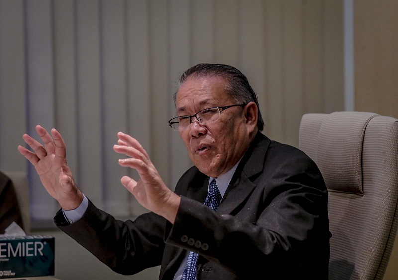 Kuala Lumpur mayor Tan Sri Mhd Amin Nordin Abdul Aziz speaks to Malay Mail in Kuala Lumpur January 15, 2018. u00e2u20acu201d Picture by Firdaus Latif