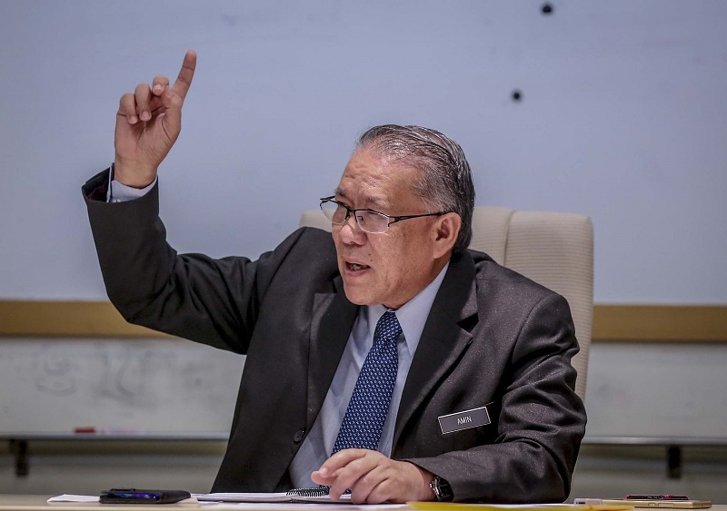 Kuala Lumpur mayor Tan Sri Mhd Amin Nordin Abdul Aziz speaks to Malay Mail in Kuala Lumpur January 15, 2018. u00e2u20acu201d Picture by Firdaus Latif