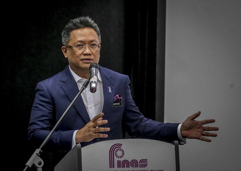 Minister in the Prime Ministeru00e2u20acu2122s Department Datuk Seri Abdul Rahman Dahlan speaks during a press conference at Finas in Kuala Lumpur January 25, 2018. u00e2u20acu2022 Pictures by Firdaus Latif