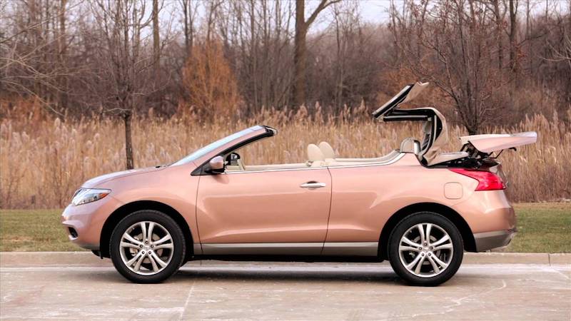 YouTube screengrab of the Nissan CrossCabriolet. 