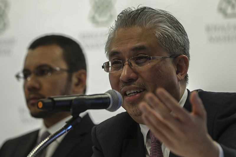 Khazanah Managing Director Tan Sri Datuk Azman Mokhtar speaking during the 14th Khazanah Annual Review 2018 at Menara UEM on January 18, 2018. u00e2u20acu201d Picture by Azneal Ishak