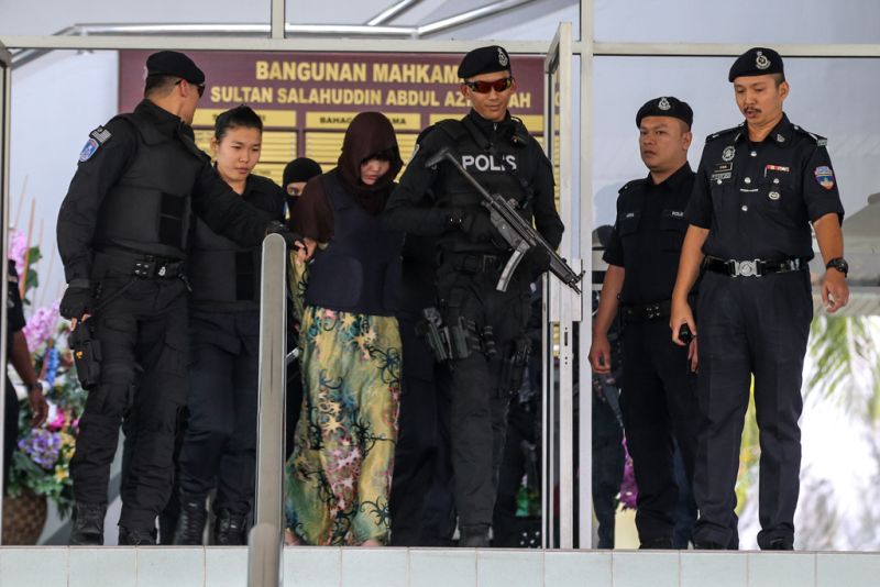 Vietnamese Doan Thi Huong, who is on trial for the killing of Kim Jong-nam, leaves the Shah Alam court, January 30, 2018. u00e2u20acu2022 Picture by Ahmad Zamzahuri