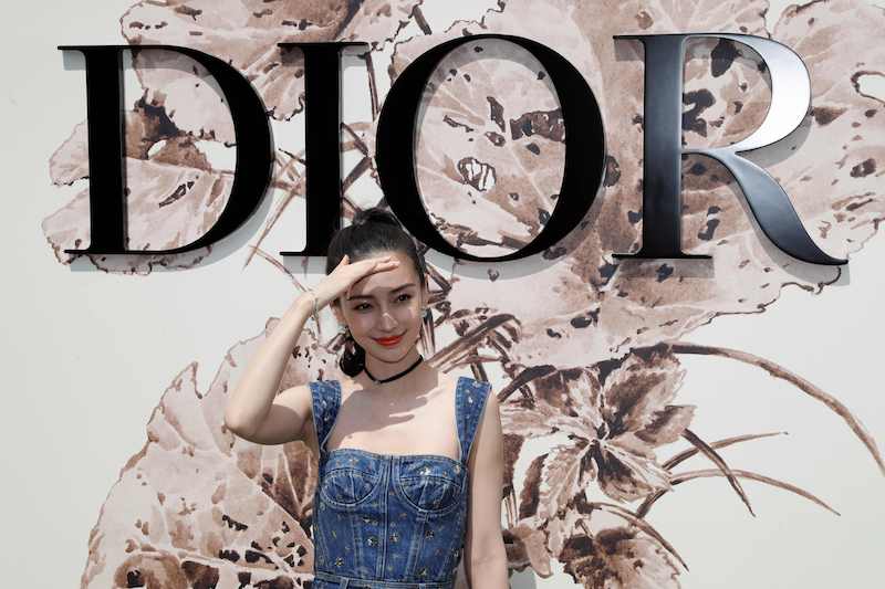 Angelababy poses during the photocall before the Christian Dior 2017 fall/winter Haute Couture collection show in Paris July 3, 2017. u00e2u20acu201d AFP pic