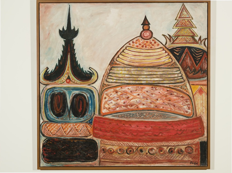 The artwork ‘Pagoda II’ by Latiff Mohidin. — Picture courtesy of National Gallery Singapore