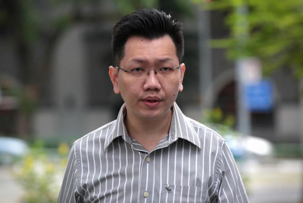 Lee Cheng Yan, Maserati driver who was involved in hit-and-run incident, at the State Courts, December 28, 2017. u00e2u20acu201d TODAY pic 