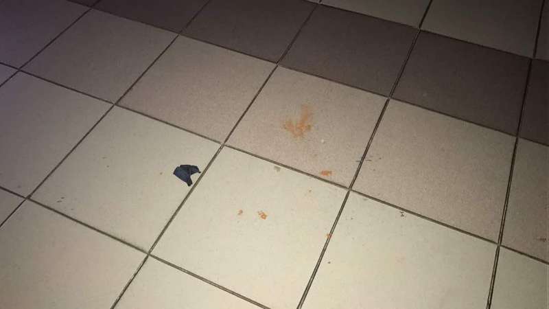 Picture shows the residue and leftovers of the ‘water bomb’ explosive that left three people injured after it went off at the Luther Centre in Petaling Jaya, January 1, 2018. — Picture courtesy of Royal Malaysian Police