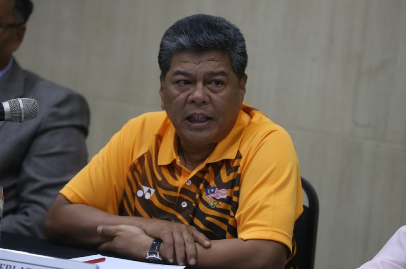 Datuk Seri Abdul Azim Mohd Zabidi speaks at the meeting for the Jakarta-Palembang 2018 Asian Games held at Wisma OCM, Kuala Lumpur January 18, 2018. u00e2u20acu2022 Picture by Zuraneeza Zulkifli