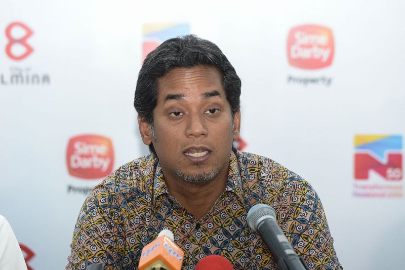 Youth and Sports Minister Khairy Jamaluddin speaks at the launch of Sime Darby's u00e2u20acu02dcCity of Elmina u00e2u20acu201d Townships of the Future (A TN50 Aspiration)u00e2u20acu2122 in Kuala Lumpur January 16, 2018. u00e2u20acu2022 Picture by Mukhriz Hazimn