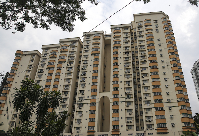 The medium-cost condominium in Petaling Jaya has only had complaints of noise pollution, says its management. — Picture by Azneal Ishak