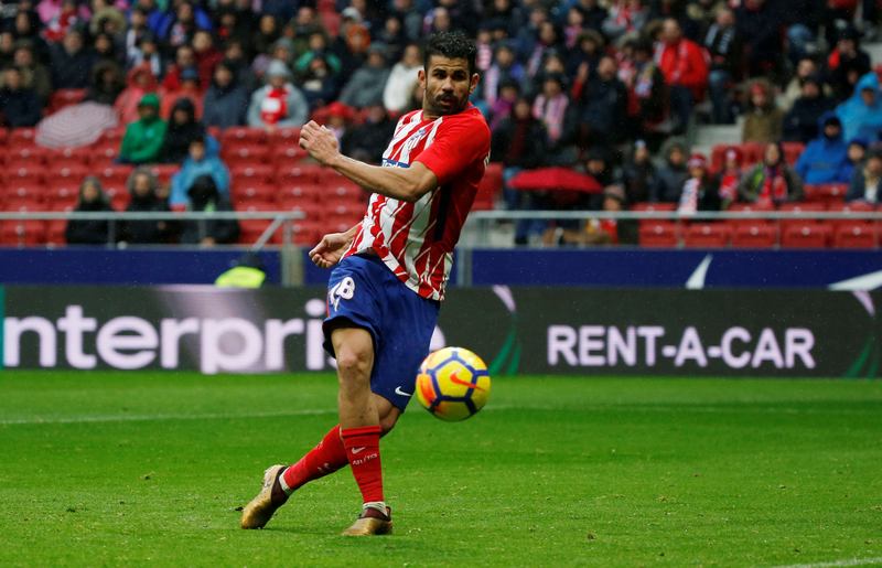 Madrid's Diego Costa scores Atletico Madrid's second goal nin the La Liga match with Getafe in Madrid January 6, 2017. u00e2u20acu201d Reuters pic