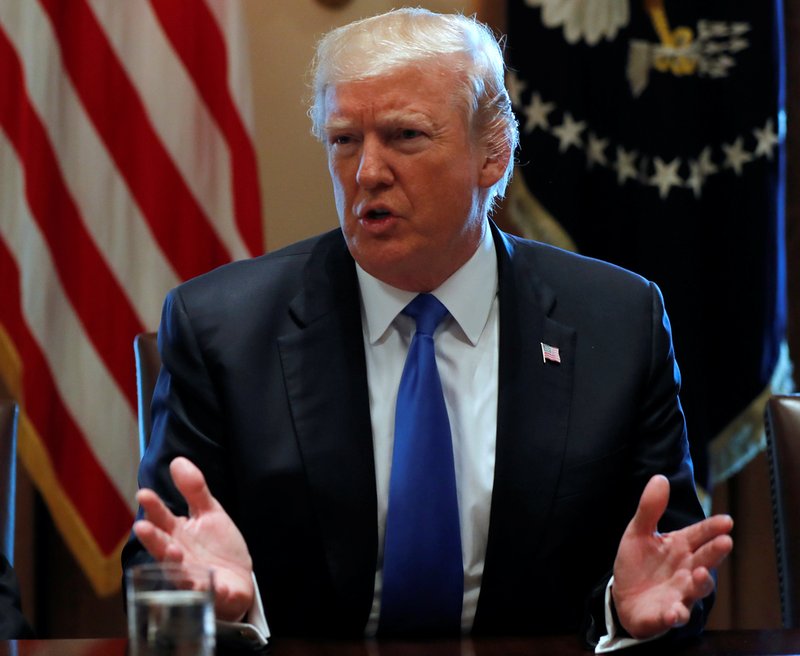 US President Donald Trump during meeting with legislators on immigration reform at the White House in Washington January 9, 2018. u00e2u20acu201d Reuters pic
