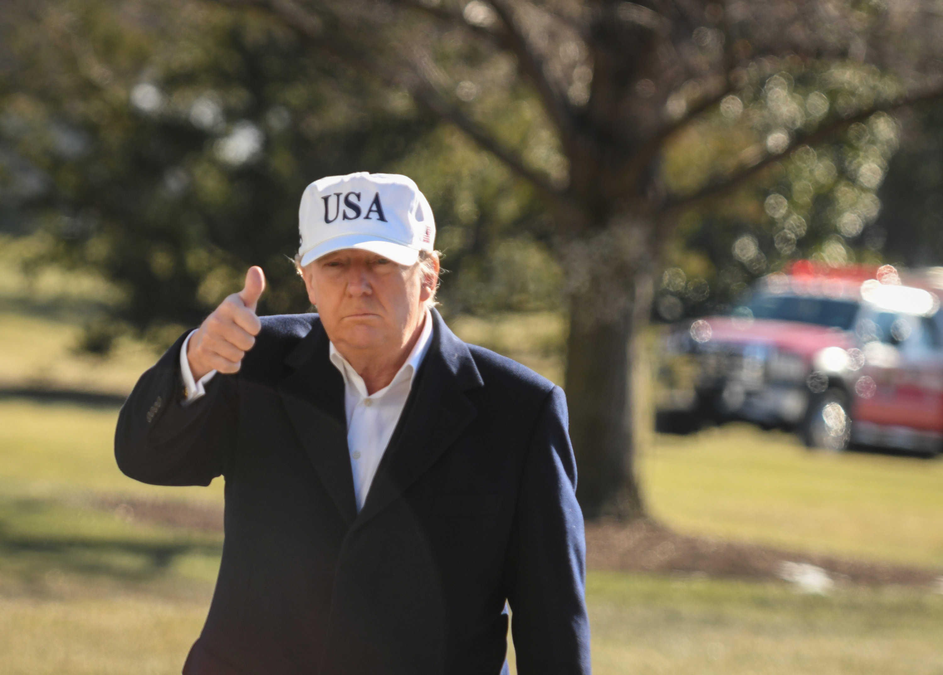 US President Donald Trump returns to the White House from Camp David, in Washington, January 7, 2018. u00e2u20acu201d Reuters pic