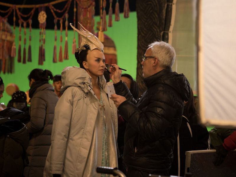 Gigi Leung on the set of 'The Monkey King 3'. u00e2u20acu201d CinemaOnline pic