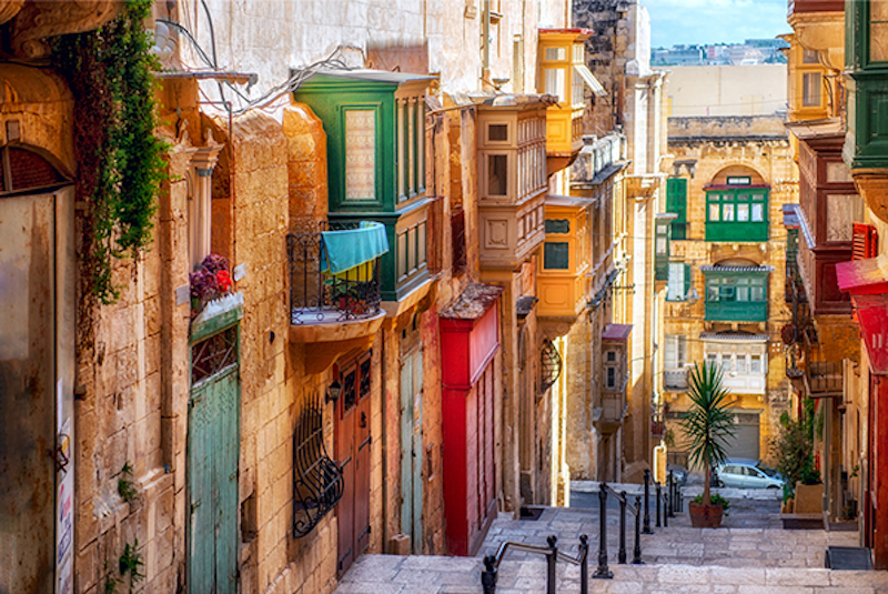 One of Valletta’s charming historic streets. — IStock.com pic via AFP