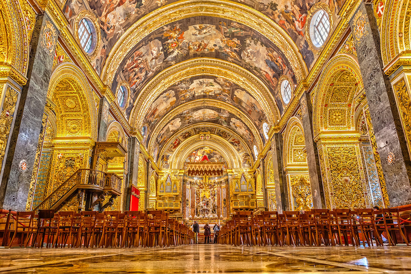 St Johnu00e2u20acu2122s co-cathedral in Valletta. u00e2u20acu201d IStock.com pic via AFP