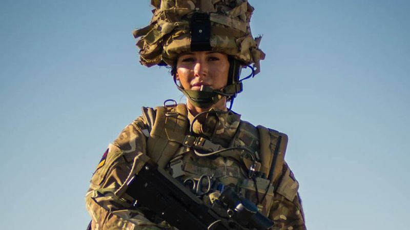 Michelle Keegan starring in BBCu00e2u20acu2122s u00e2u20acu02dcOur Girlu00e2u20acu2122. u00e2u20acu201d Picture courtesy of Facebook/OurGirlTV