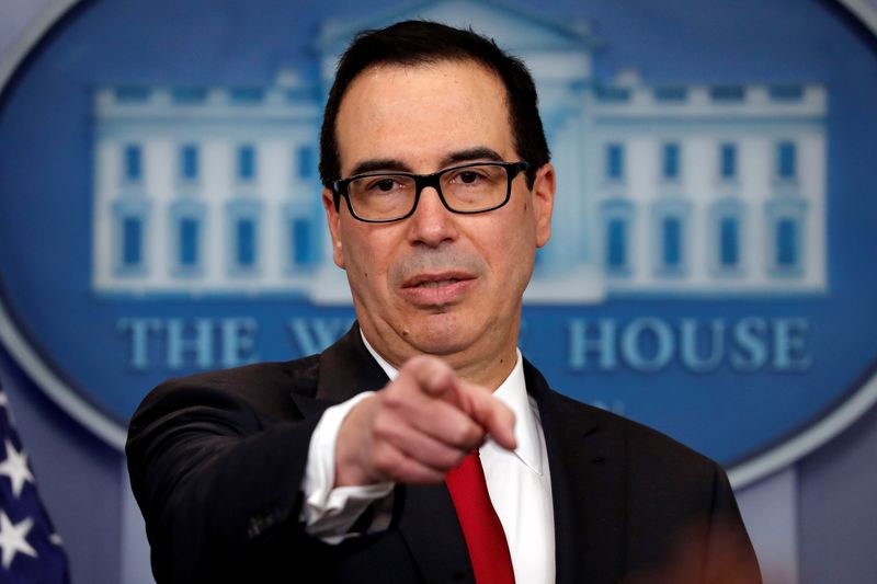 US Treasury Secretary Steven Mnuchin attends the daily briefing at the White House in Washington DC, January 11, 2018. u00e2u20acu201d Reuters pic