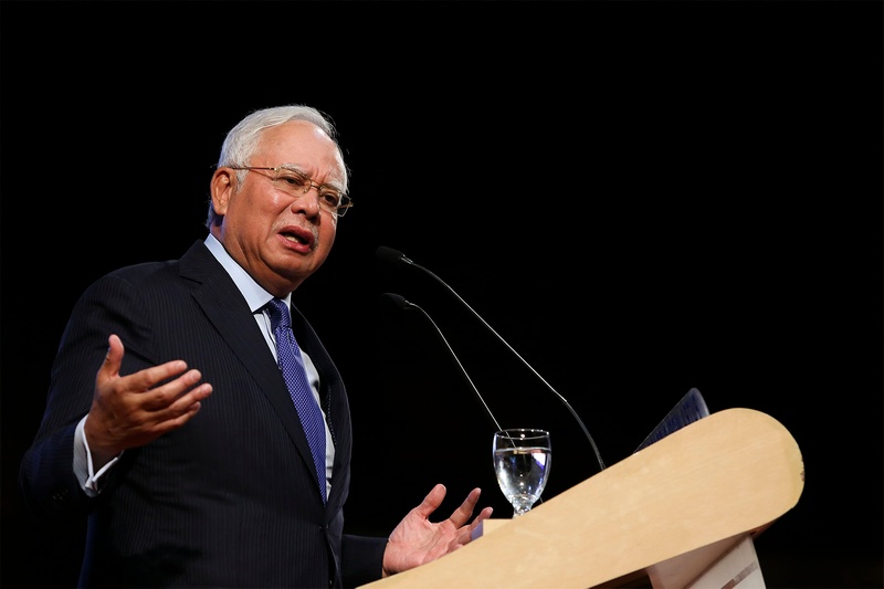 Prime Minister Datuk Seri Najib Razak speaking at the Police Pensioners Congregation at Putra World Trade Centre, Kuala Lumpur January 15, 2018. u00e2u20acu201d Picture by Yusof Mat Isa