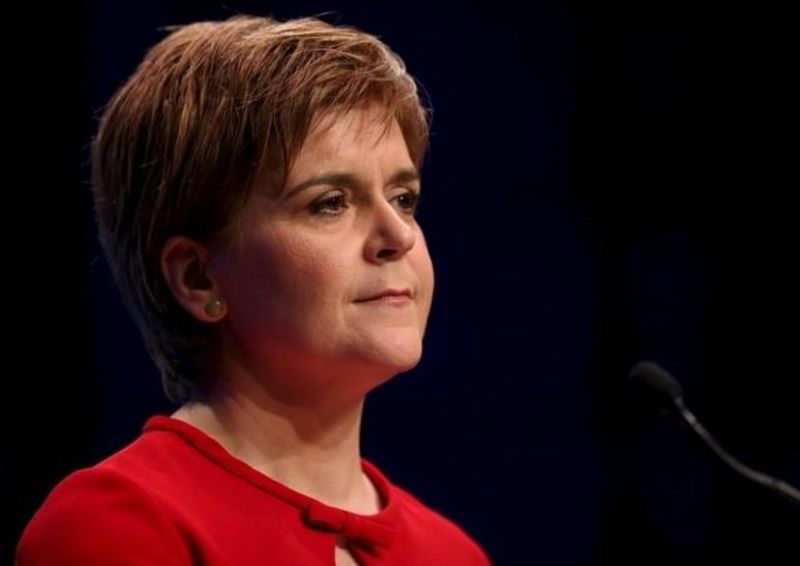 File picture shows Scotlandu00e2u20acu2122s First Minister and leader of the Scottish National Party (SNP) Nicola Sturgeon speaking at the SNPu00e2u20acu2122s annual conference in Aberdeen, Scotland, October 17, 2015. u00e2u20acu201d Reuters pic
