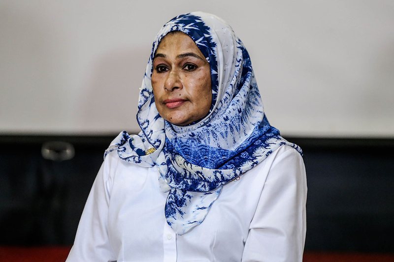 Vice President of Olympic Council of Malaysia and Winter Olimpic Chef-de-mission Datuk Mumtaz Jaafar during the press conference at The Royal Selangor Club January 3, 2018. u00e2u20acu201d Picture by Hari Anggara