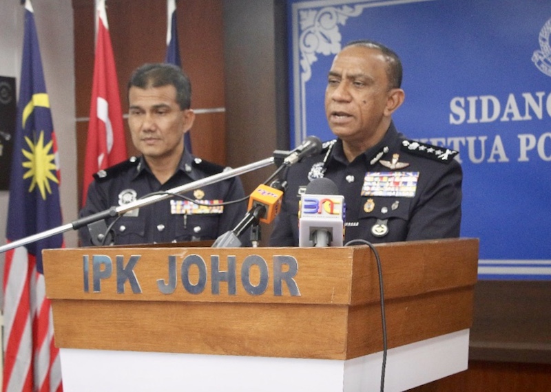 Johor police chief Datuk Mohd Khalil Kader Mohd said the new traffic police initiative will see the teams initiate a CHP (California Highway Patrol) style of patrol on all major roads within the state capital and the state. u00e2u20acu201d Picture by Ben Tan