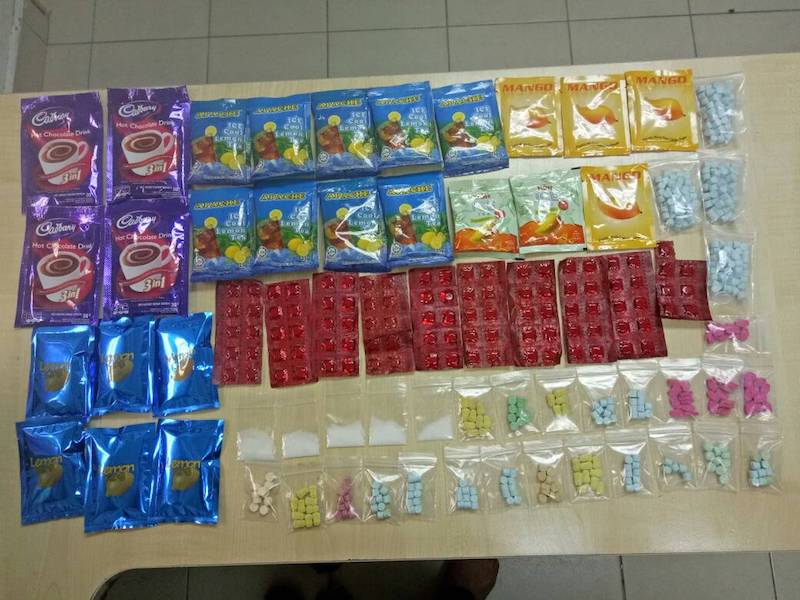 The seized packet drinks laced with ecstasy served to patrons at the outlet.u00c2u00a0u00e2u20acu201d Picture courtesy of PDRM