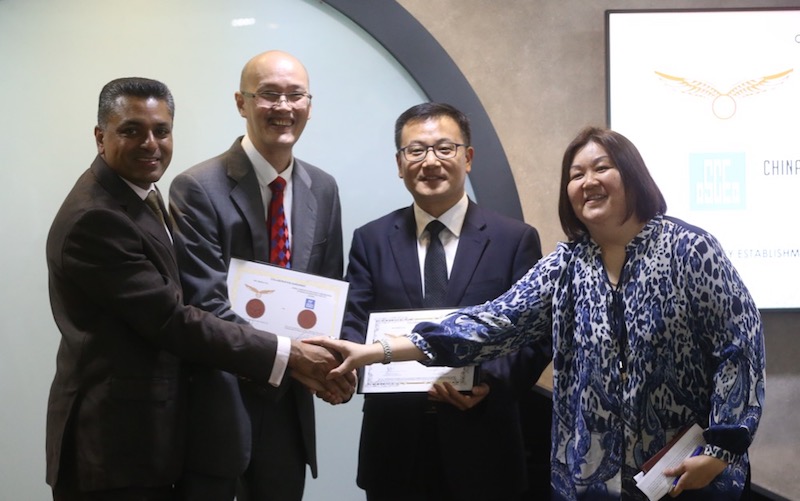 The contract signing ceremony between HRC World PLC and China Construction Eighth Engineering Division Corporation on February 8, 2018 in Kuala Lumpur. u00c2u00a0u00e2u20acu201d Picture by Zuraneeza Zulkifli