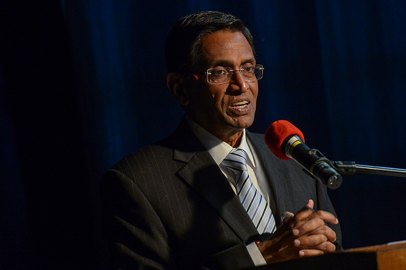 Health Minister Datuk Seri Dr S. Subramaniam speaks during the launch of World Cancer Day 2018 at the Temple of Fine Arts, Brickfields February 5, 2018. u00e2u20acu201d Picture by Mukhriz Hazim