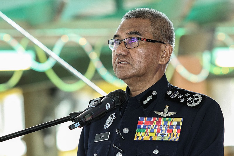 IGP Tan Sri Mohamad Fuzi Harun speaks during the launch of the 12th Ops Selamat road safety campaign at Ulu Bernam February 5, 2018. u00e2u20acu201d Picture by Miera Zulyana 