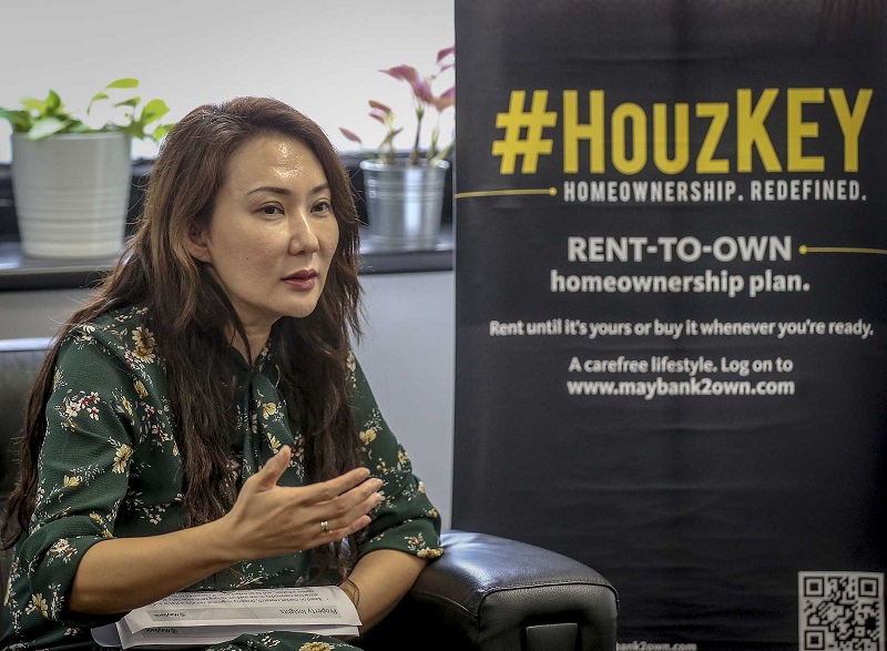 Lye said Maybank's HouzKEY is a flexible scheme that allows Malaysians to be homeowners without paying an initial down payment.