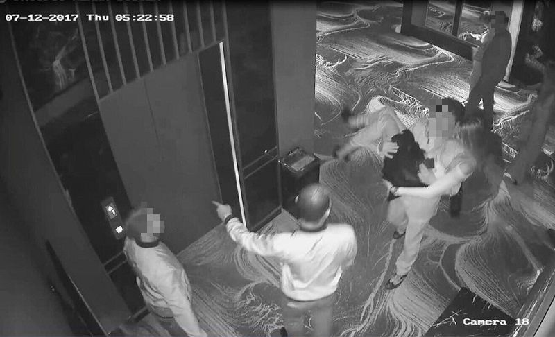 The new surveillance camera footage surfaced showing Ivana Smit (right) in a club in Malaysia just hours before her death. u00e2u20acu201d Picture via Twitter/Sebas M. Diekstrau00e2u20acu008f