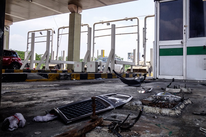 A general view of the Batu Tiga toll plaza in Shah Alam February 19, 2018. u00e2u20acu201d Picture by Shafwan Zaidonnn