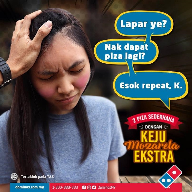 Bravo Domino’s! – Image courtesy of Domino’s Pizza Malaysia