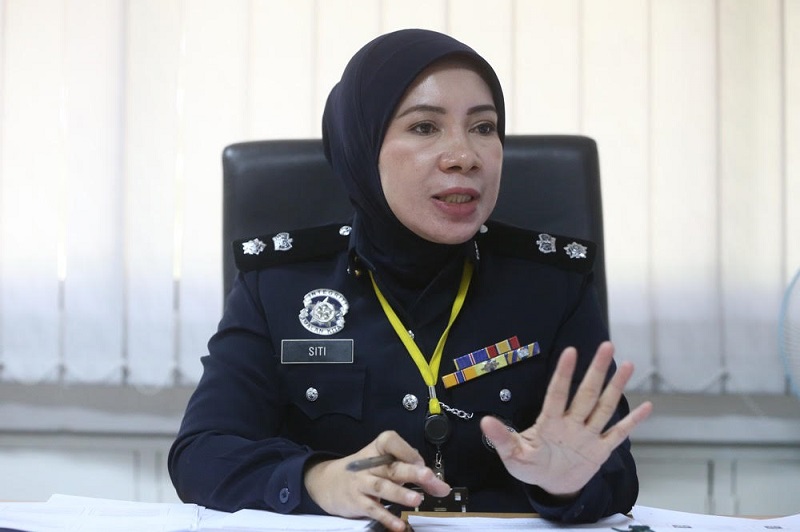 Bukit Aman D11 Dep Principle Asst Director Supt Siti Kamsiah Hassan speaks to Malay Mail during an interview at Bukit Aman in Kuala Lumpur February 20, 2018. u00e2u20acu201d Picture by Zuraneeza Zulkifli