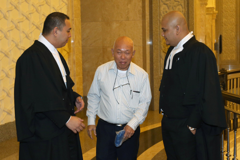 One of the four former directors of now-defunct gold trading firm Genneva were present for sentencing at the Court of Appeals in Putrajaya February 21, 2018.