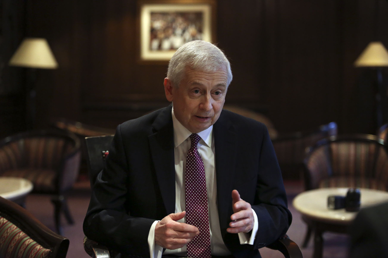 Chairman of Examiners for the UK and Ireland JSCFE Dr EE John Smith speaks to Malay Mail during an interview at Royal Lake Club in Kuala Lumpur on February 23, 2018. u00e2u20acu201d Picture by Yusof Mat Isa
