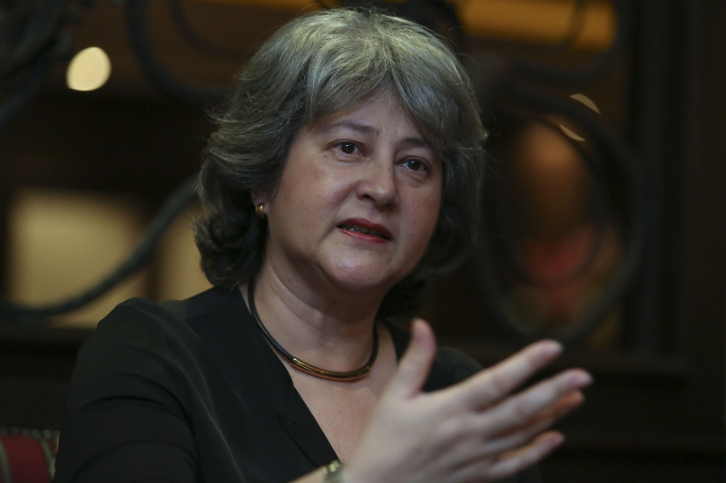 British High Commissioner to Malaysia Vicki Treadell speaks to Malay Mail during an interview at Royal Lake Club in Kuala Lumpur on February 23, 2018.