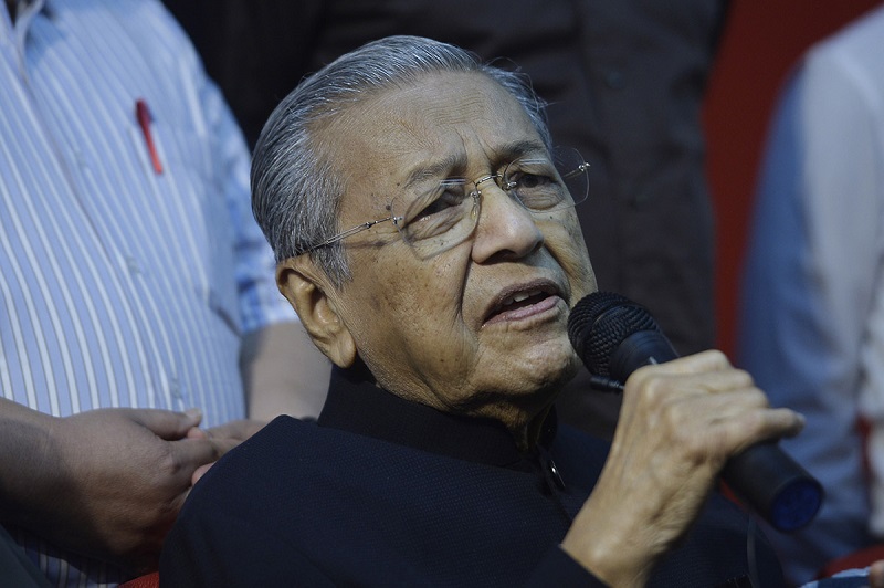Pakatan Harapan chairman Tun Dr Mahathir Mohamad speaks during a press conference in Kuala Lumpur February 27, 2018. u00e2u20acu201d Picture by Azinuddin Ghazali