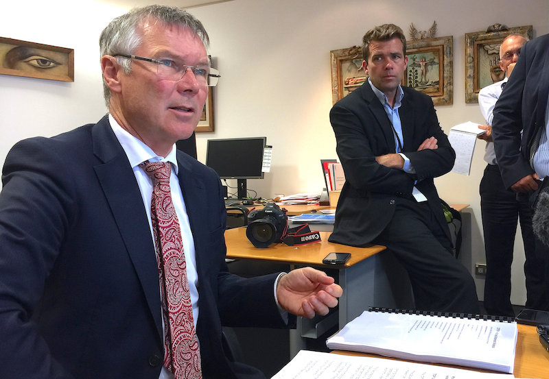 New Zealandu00e2u20acu2122s Minister for Trade and Export Growth David Parker speaks to reporters during a news conference regarding the revised text for the recently agreedu00c2u00a0Trans-Pacificu00c2u00a0Partnership in Wellington February 21, 2018. u00e2u20acu201d Reuters pic