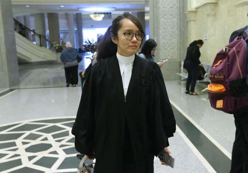 Lawyer Michelle Ng represented 48 Segamat voters who had challenged the registration of 949 voters at an incomplete army camp, Putrajaya February 21, 2019. u00e2u20acu201d Picture by Zuraneeza Zulkifli