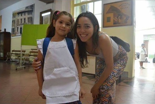 Alum Langone Avalos is pictured with her mother Elizabeth Avalos in this handout provided by Embassy of Argentina in Malaysia.