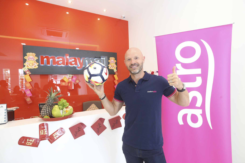Danny Mills looks forward to covering the World Cup in Malaysia. u00e2u20acu201d Picture by Firdaus Latif