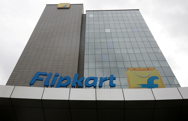 The logo of India's largest e-commerce firm Flipkart is seen on the facade of the company's headquarters in Bengaluru, India July 7, 2017. u00e2u20acu201d Reuters pic