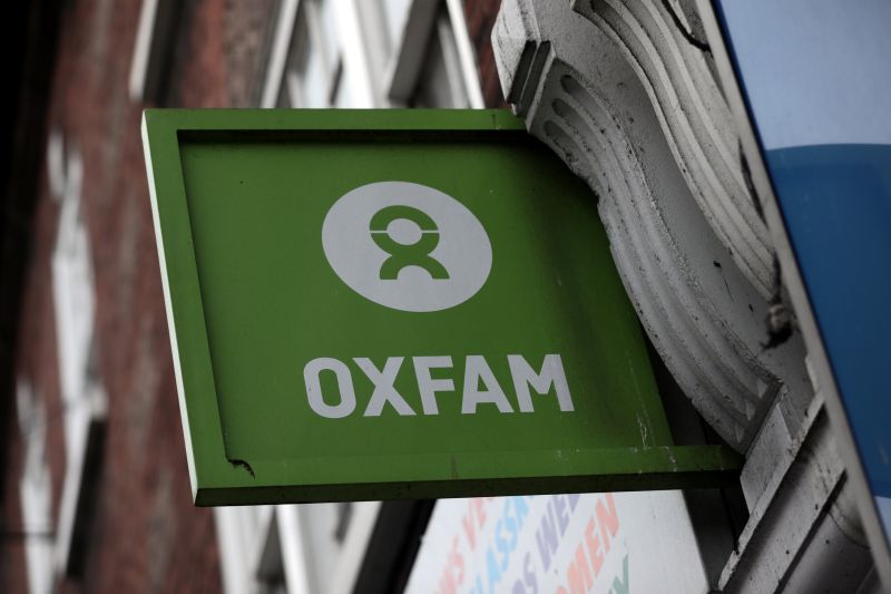 A sign is seen above a branch of Oxfam, in central London, Britain February 13, 2018. u00e2u20acu201d Reuters pic