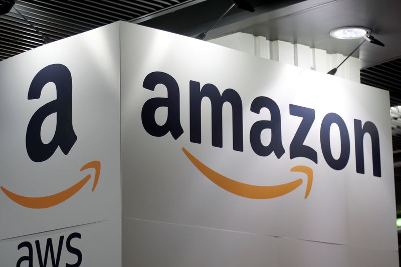 The Amazon logo is seen at the Young Entrepreneurs fair in Paris, France, February 7, 2018. u00e2u20acu201d Reuters pic